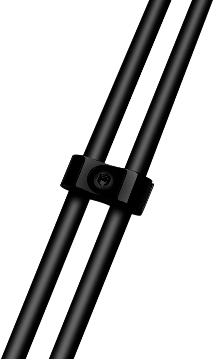 Cable Clamp - Dual - Black