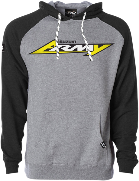 Suzuki Army Hoodie - Black/Heather Charcoal - Medium