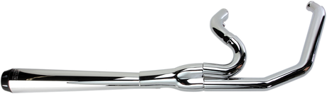 2:1 Exhaust - Chrome - Megaphone - Long - \'91-\'05 FXD 1991 - 2005