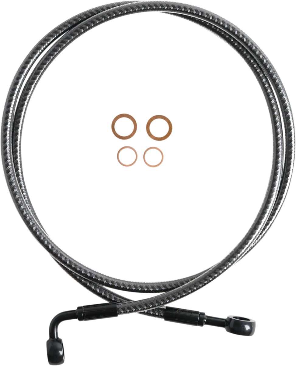 Brake Line - Front - 180°/90° - 50\" - KARBONFIBR 1985 - 2010