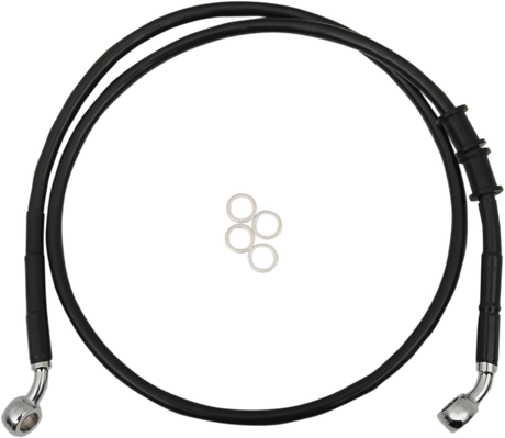 Brake Line - Front - +4\" - Black - XL 2014 - 2022