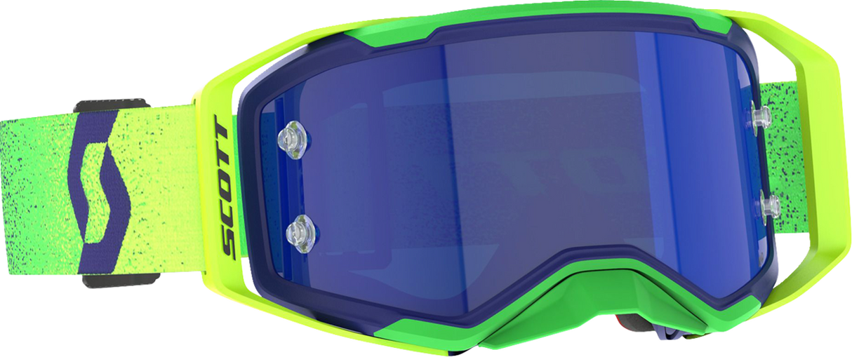 Prospect 2.0 AMP Goggle - Midnight Purple/Safety Yellow - Blue Chrome Lens