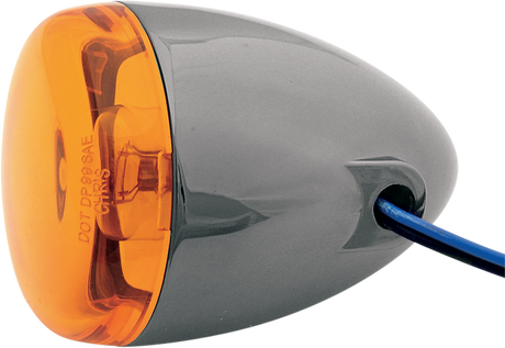 LED Turn Signal - Black Nickel/Amber