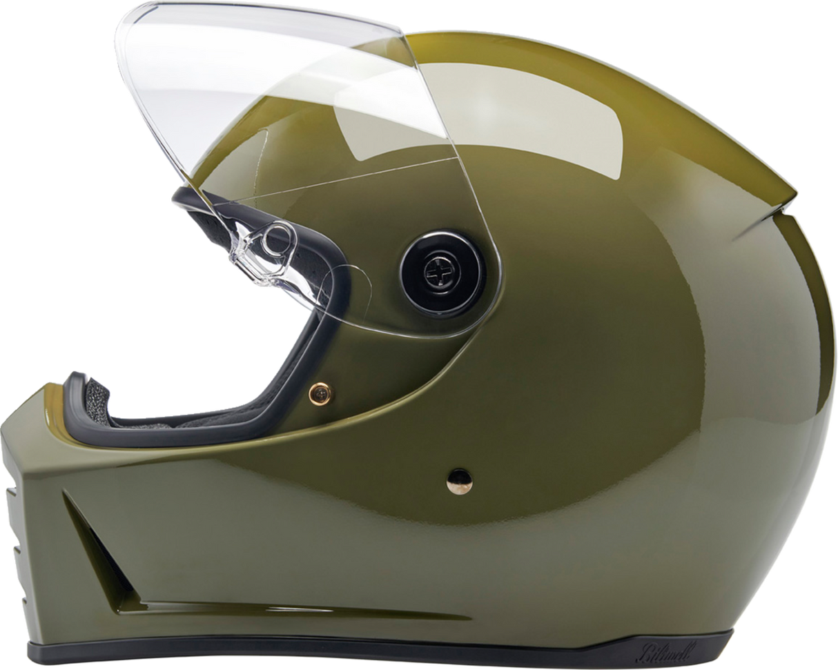 Lane Splitter Helmet - Gloss Olive Green - Small
