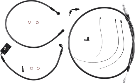 Black Pearl™ Designer Handlebar Installation Kit - 8\" - \'18-\'24 Softail 2018 - 2024