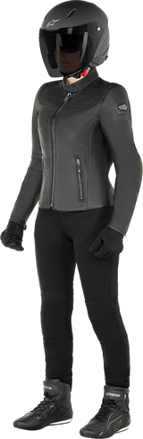 Stella Tory Leather Jacket - Black - Medium