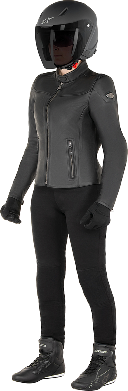 Stella Tory Leather Jacket - Black - Small