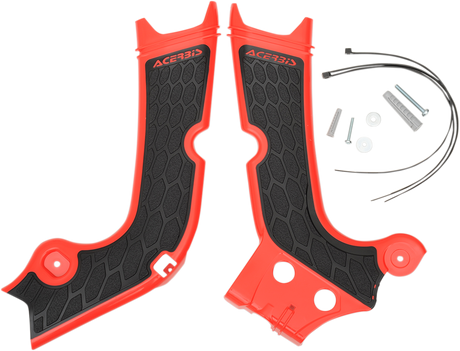 X-Grip Frame Guards - Red/Black - Honda 2017 - 2019