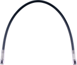 Universal XR Brake Line - 17\" - Black w/ Chrome Fittings