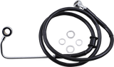 Brake Line - +8\" - Black - \'15-\'17 Softail 2015 - 2017