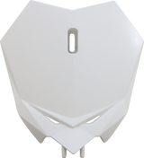 Front Number Plate - White 2021 - 2023