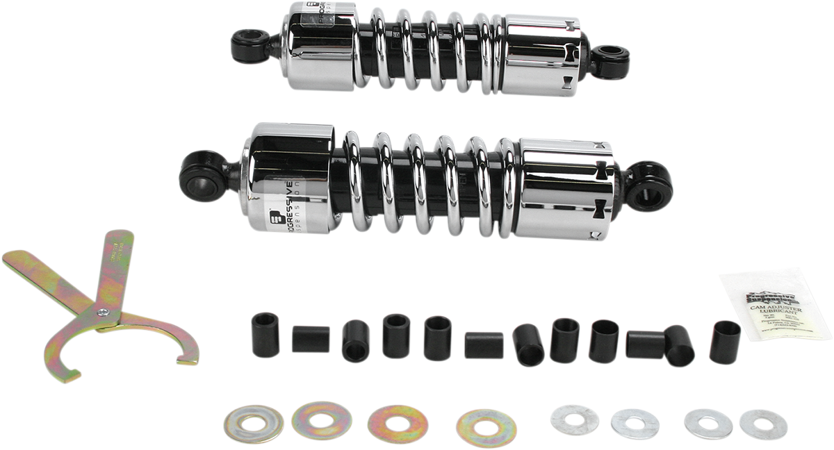 Shocks - 412 Cruiser Series - Chrome - 11\" - Standard 1987 - 2007