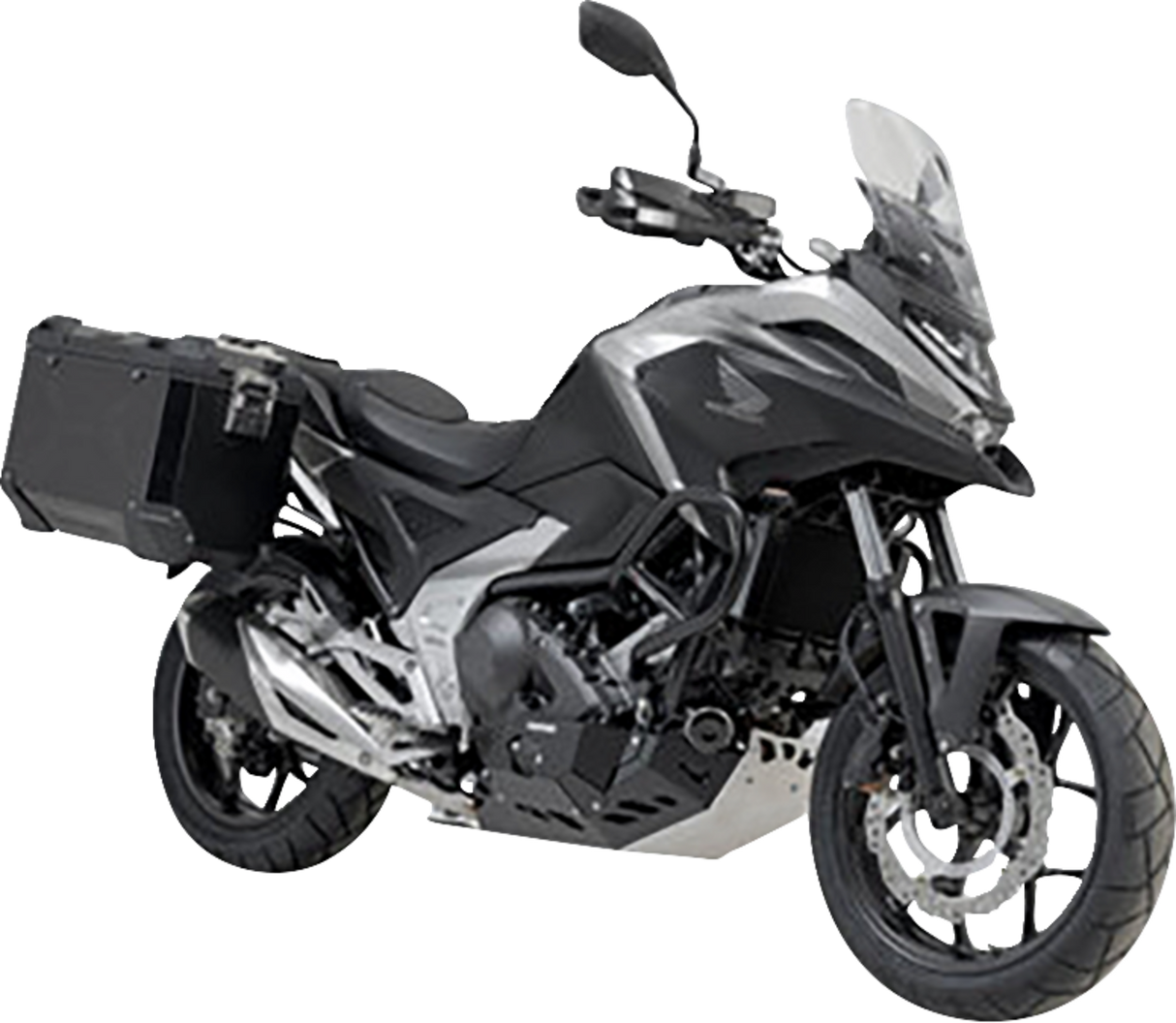 TRAX ADV Aluminum Case System - Black - Honda NC750X \'20-\'24 2020 - 2024
