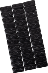 Wheel Weights - Rectangle - Adhesive Stick-On - Black - 36 Pack