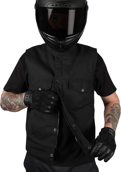 Nightrider v2 Riding Vest - Black - 3XL