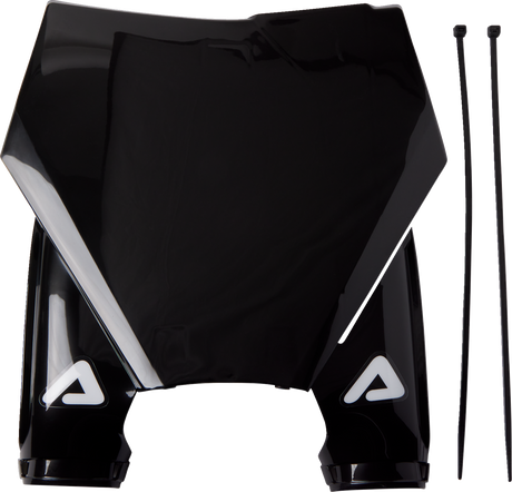 Raptor 2 Number Plate - Black/White 2023 - 2024