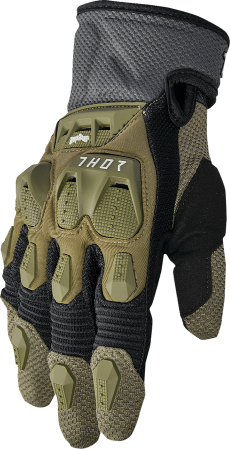Terrain Gloves - Army/Charcoal - XL