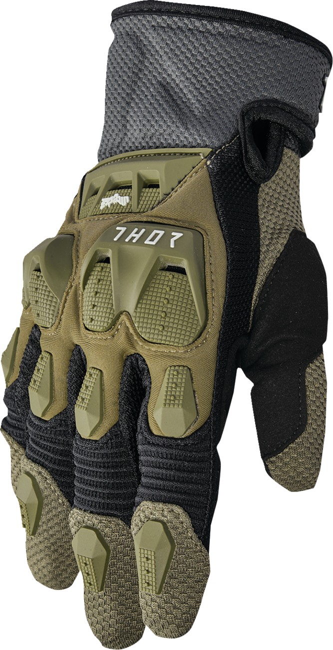 Terrain Gloves - Army/Charcoal - Small