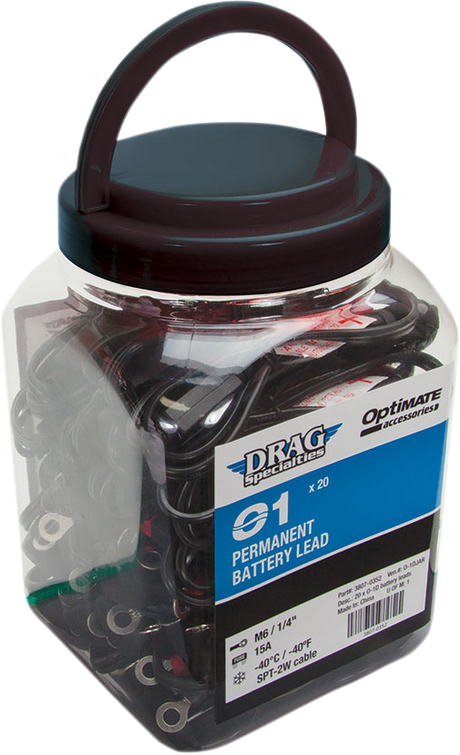 Permanent Battery Lead O-01 - Jar of 20