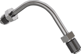 Universal Banjo - Long AN3 Adaptor - 90° Side Bend - Stainless Steel