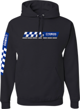 Yamaha Racing Check Hoodie - Black - XL