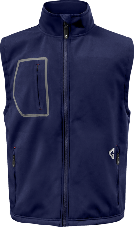 7V Torrid Softshell Heated Vest 2.0 - Navy - Small