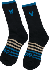 Crew Socks - Black - Small/Medium - 3 Pack