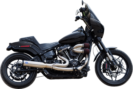 2-into-1 Qualifier Exhaust System - Race Only - Brushed Stainless 2018 - 2023