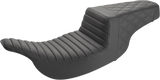 Step-Up Seat - Front Tuck-n-Roll/Rear Lattice Stitch - Black 1997 - 2007