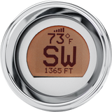 2-3/16\" Stand-Alone LCD GPS Compass - Chrome/Silver 1996 - 2013