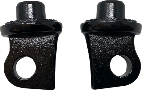 Splined Peg Adapter - Male - Black