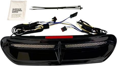 LED Vent Insert - Amber/White - Black w/ Stainless Mesh 2014 - 2023