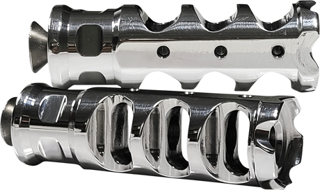 Muzzle Brake Shifter Peg - Heel/Toe - Chrome