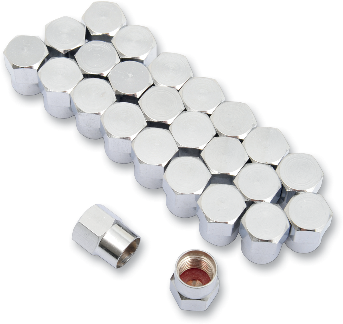 Valve Stem Cap - Chrome - 25 Pack