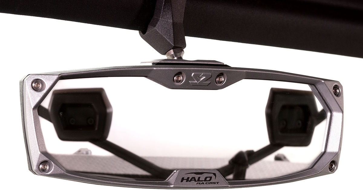 Mirror - Halo R - Rear View - Rectangle - Silver - 2\" 2003 - 2022