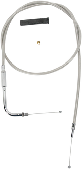 Stainless Braided Throttle Cable - 42\" 1990 - 1995