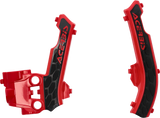 X-Grip Frame Guards - Red/Black - Gas Gas | Husqvarna | KTM 2016 - 2023