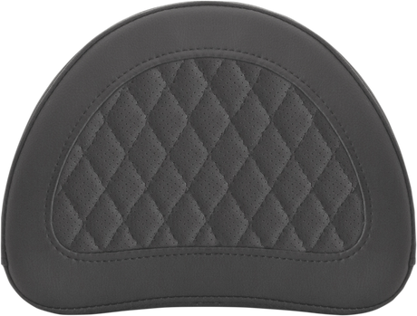 Sissy Bar Pad - Lattice Stitched - Black
