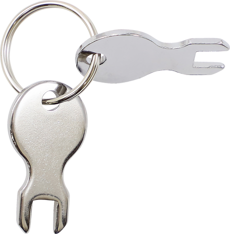 Replacement Keys for Teardrop Chrome Toolbox