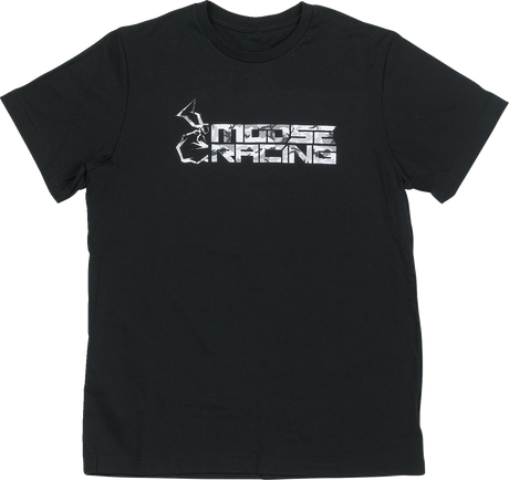 Youth Camo T-Shirt - Black - XL