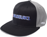 Suzuki Flexfit® Hat - Black/Gray - Large/XL