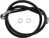 Brake Line - +8\" - Black - \'18-\'21 Softail 2018 - 2023
