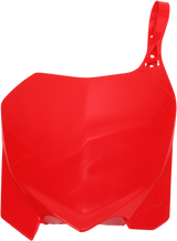 Front Number Plate - \'00 CR Red 2009 - 2013