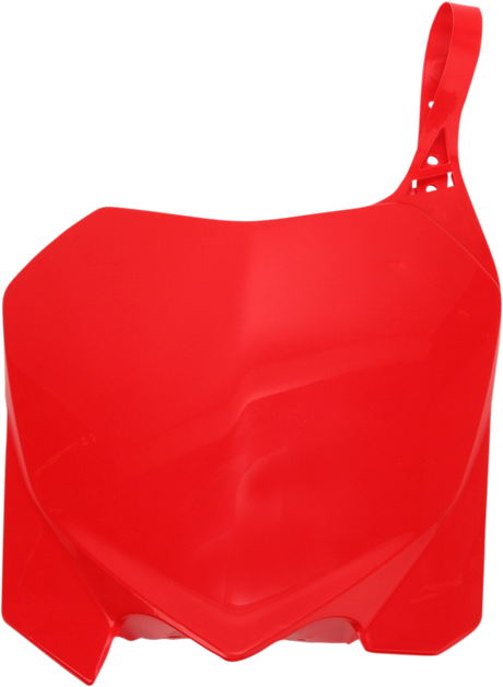 Front Number Plate - \'00 CR Red 2009 - 2013