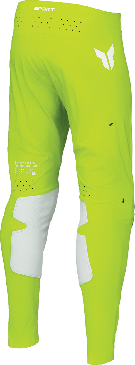 Youth SPORTMODE Riot Pants - White/Acid - 24