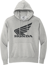 Honda Wing Hoodie - Gray/Black - 2XL