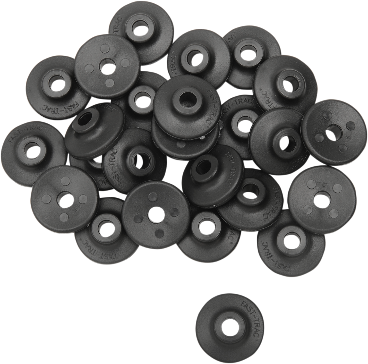 Extra Large Backer Plates - Black - Round - 96 Pack