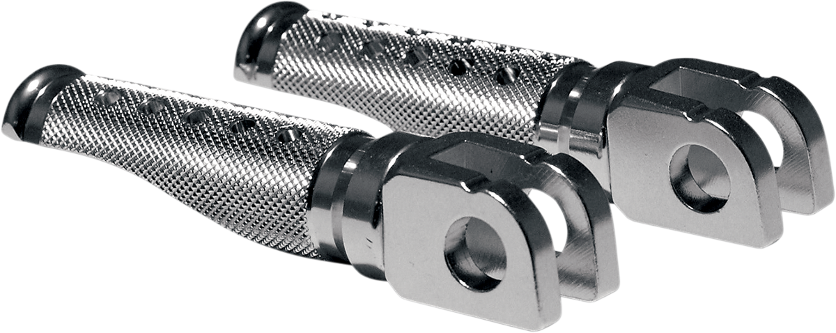 Footpegs - Slash-Cut - Silver 1992 - 2005