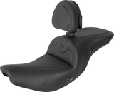 RoadSofa™ Seat - With Backrest - Black W/Black Stitching - Heated - Indian \'14-\'23 2014 - 2023