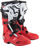 Tech 10 Enduro Boots - Bright Red/Black/White - US 14 / EU 49.5